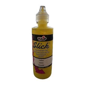 Tulip Dimensional Fabric Paint 4oz Slick - YELLOW
